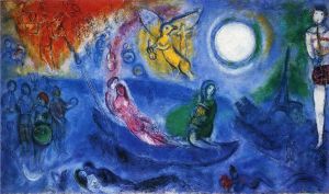 Contemporary Artwork by Marc Chagall - The Concert
