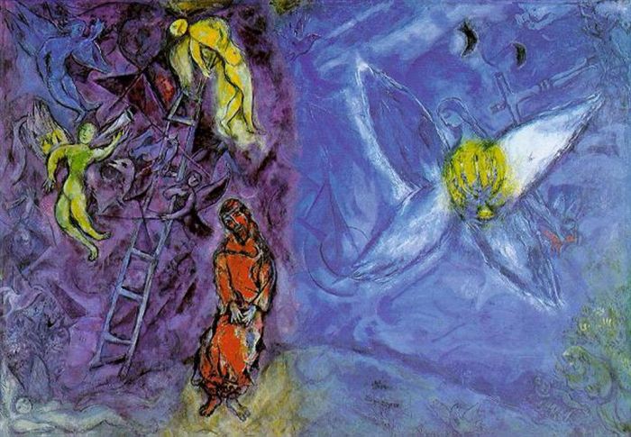 Marc Chagall's Contemporary Various Paintings - The Jacob Dream