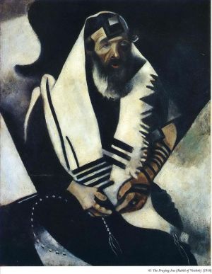 Contemporary Artwork by Marc Chagall - The Praying Jew