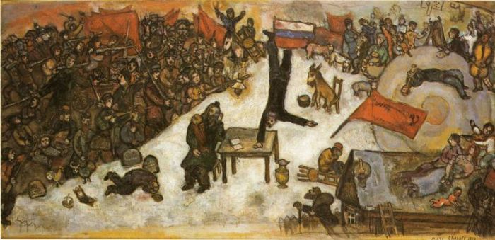 Marc Chagall's Contemporary Various Paintings - The Revolution Surrealism Expressionism