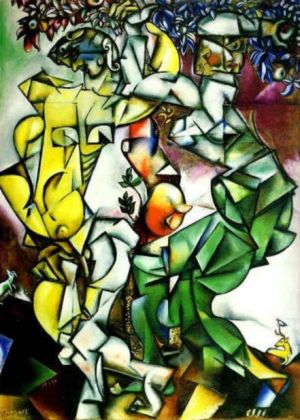 Contemporary Paintings - The Temptation Adam and Eve