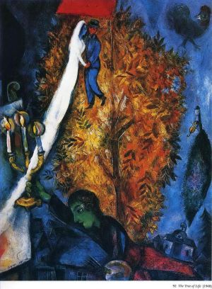Contemporary Artwork by Marc Chagall - The tree of life