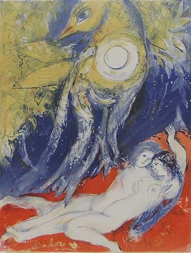 Marc Chagall's Contemporary Various Paintings - Then said the King in himself