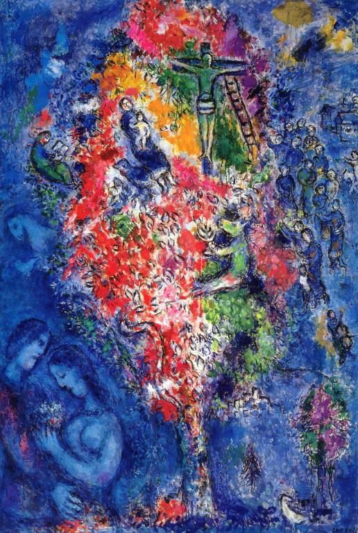 Marc Chagall's Contemporary Various Paintings - Tree of Jesse