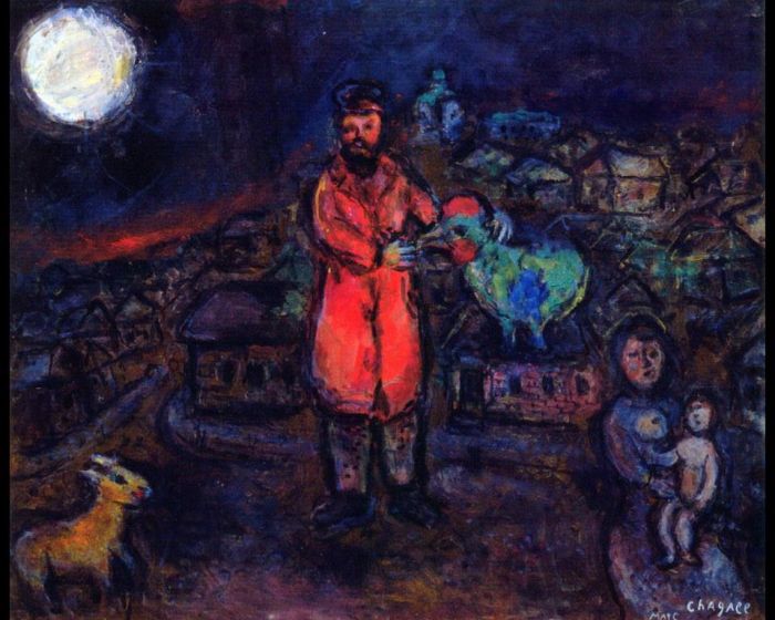 Marc Chagall's Contemporary Various Paintings - Village