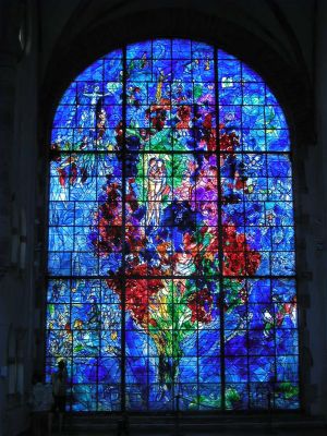 Contemporary Artwork by Marc Chagall - Vitrage glass