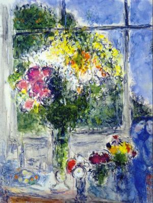 Contemporary Artwork by Marc Chagall - Window in Artists Studio