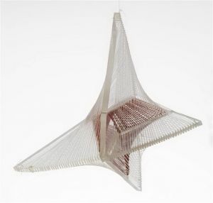 Contemporary Artwork by Naum Gabo - Model for construction in space suspended 1965
