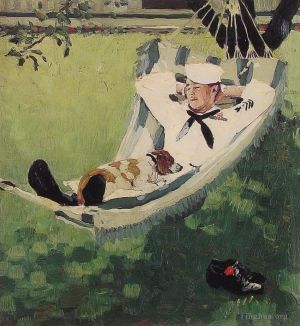 Contemporary Artwork by Norman Rockwell - Study for home on leave 1945