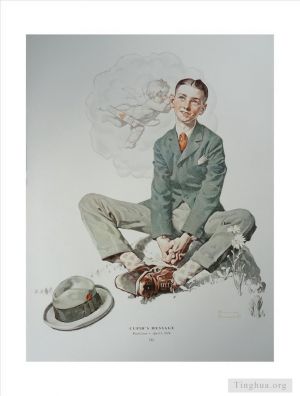 Contemporary Artwork by Norman Rockwell - Cupid