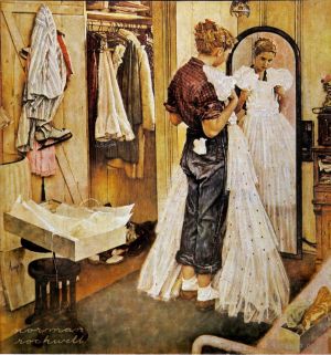 Contemporary Artwork by Norman Rockwell - Dress