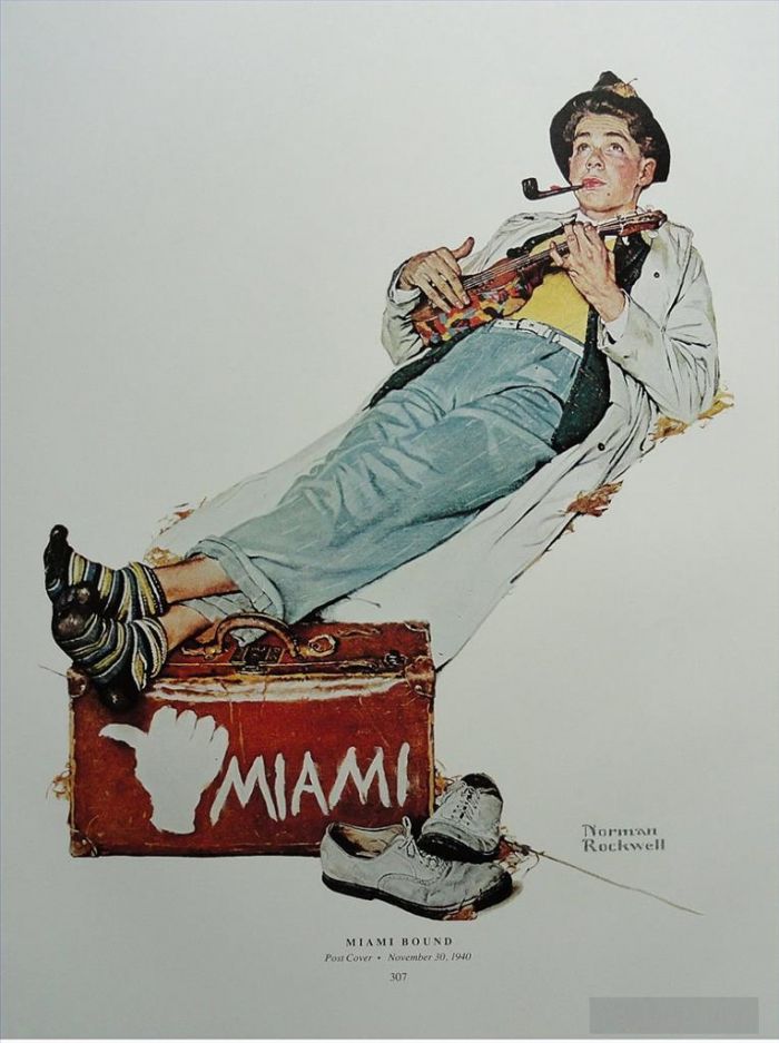 Norman Rockwell's Contemporary Various Paintings - Miami