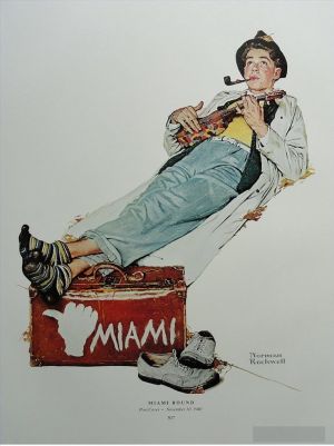 Contemporary Artwork by Norman Rockwell - Miami