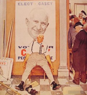 Contemporary Artwork by Norman Rockwell - Before and after 1958
