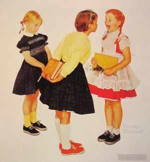 Contemporary Artwork by Norman Rockwell - Checkup 1957