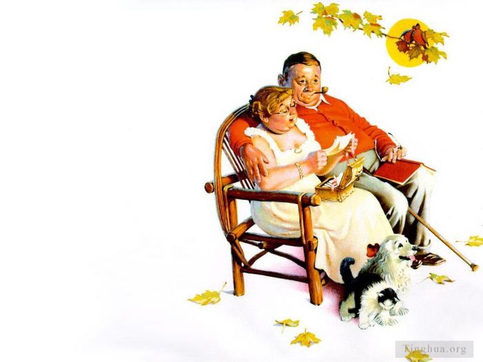 Norman Rockwell's Contemporary Various Paintings - Fondly do we remember