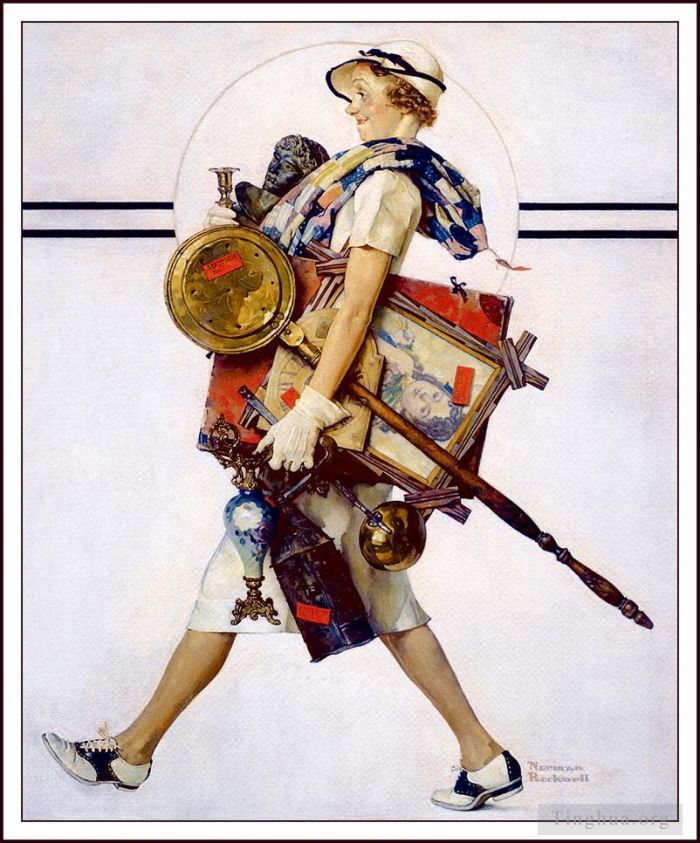 Norman Rockwell's Contemporary Various Paintings - Saturday evening post july 1937