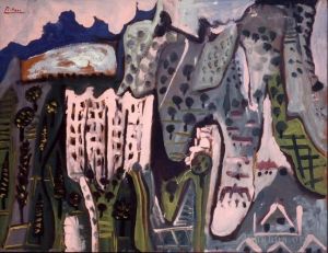 Contemporary Artwork by Pablo Picasso - Paysage de Mougins 1965