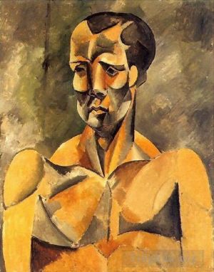 Contemporary Artwork by Pablo Picasso - Buste d homme L athlete 1909