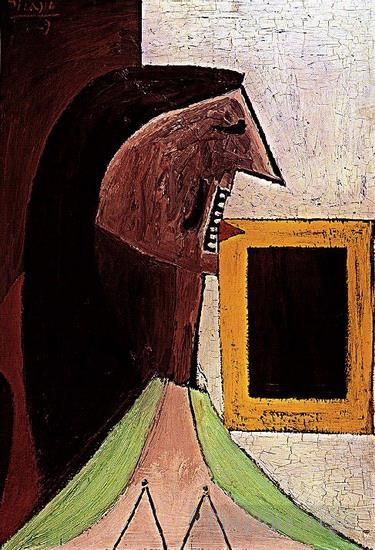 Pablo Picasso's Contemporary Oil Painting - Buste de femme 1928