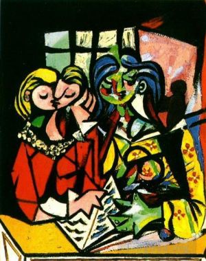Contemporary Artwork by Pablo Picasso - Deux personnages 1934