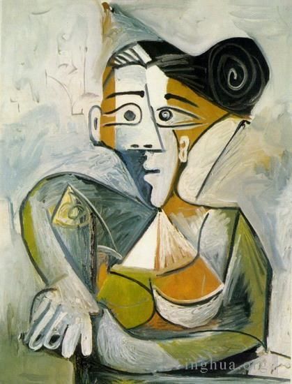 Pablo Picasso's Contemporary Oil Painting - Femme assise 1938