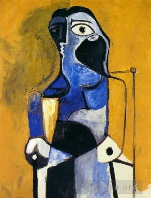 Contemporary Artwork by Pablo Picasso - Femme assise 1960