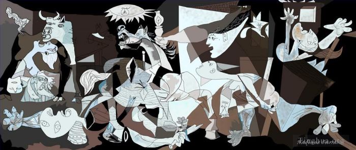Pablo Picasso's Contemporary Oil Painting - Guernica 1937