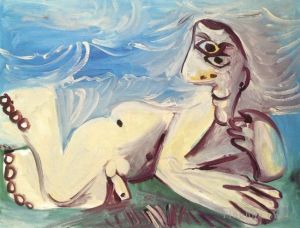 Contemporary Artwork by Pablo Picasso - Homme nu couch 1971