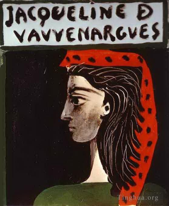 Pablo Picasso's Contemporary Oil Painting - Jacqueline de Vauvenargues 1959