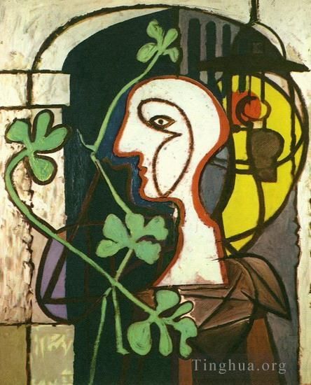 Pablo Picasso's Contemporary Oil Painting - La lampe 1931