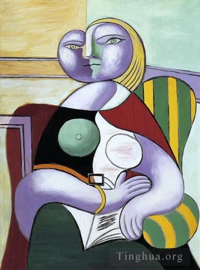 Pablo Picasso's Contemporary Oil Painting - La lecture 1932