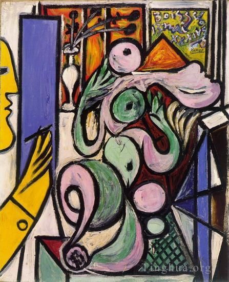 Pablo Picasso's Contemporary Oil Painting - Le peintre Composition 1934