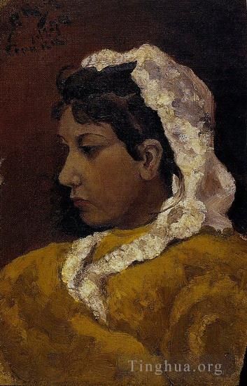 Pablo Picasso's Contemporary Oil Painting - Lola Picasso sњur de l artiste 1894