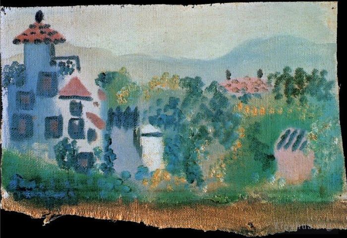 Pablo Picasso's Contemporary Oil Painting - Maison 1931