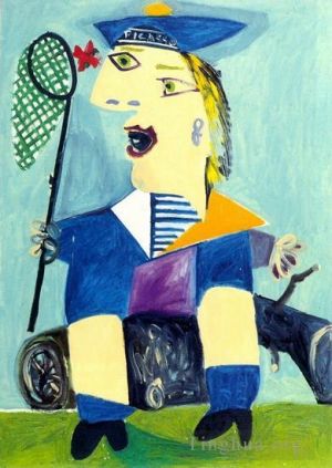 Contemporary Artwork by Pablo Picasso - Maya en tenue de marin 1938