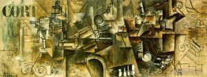 Contemporary Artwork by Pablo Picasso - Nature morte sur un piano CORT 1911