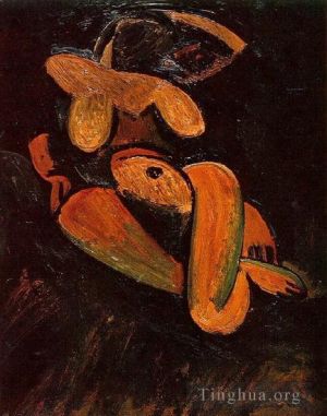 Contemporary Artwork by Pablo Picasso - Nu couche 2 1908