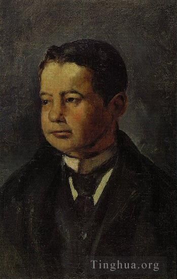 Pablo Picasso's Contemporary Oil Painting - Portrait d homme 1899