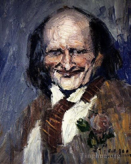 Pablo Picasso's Contemporary Oil Painting - Portrait de Bibi la puree 1901