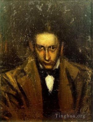 Contemporary Artwork by Pablo Picasso - Portrait de Carlos Casagemas 1899