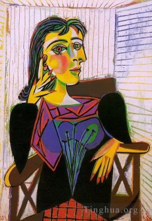 Contemporary Artwork by Pablo Picasso - Portrait de Dora Maar 5 1937
