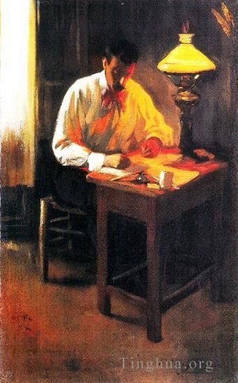 Pablo Picasso's Contemporary Oil Painting - Portrait de Josep Cardona 1899