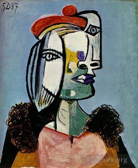 Pablo Picasso's Contemporary Oil Painting - Portrait de femme 1937