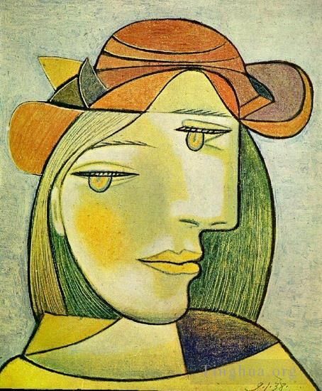 Pablo Picasso's Contemporary Oil Painting - Portrait de femme 2 1937