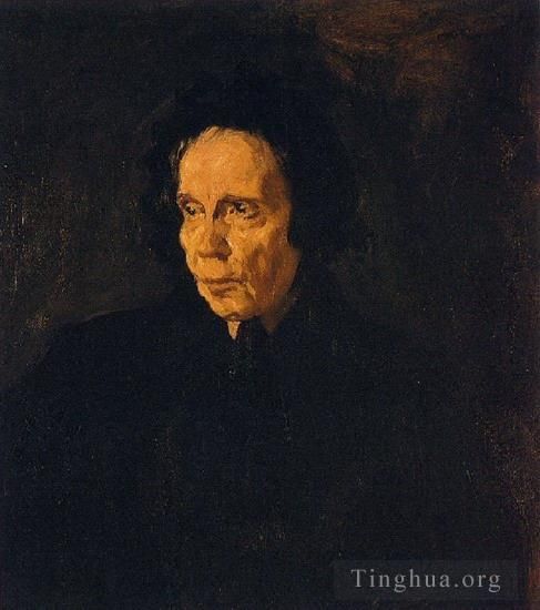Pablo Picasso's Contemporary Oil Painting - Portrait de la tante Pepa 1896