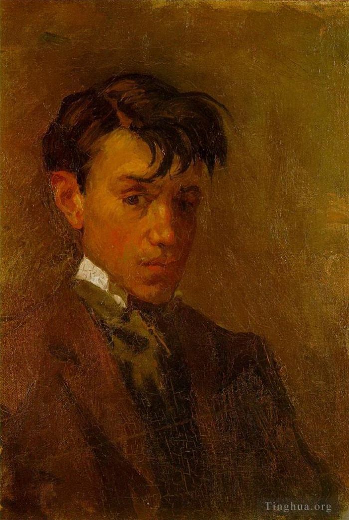 Pablo Picasso's Contemporary Oil Painting - Self Portrait 1896