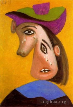 Contemporary Artwork by Pablo Picasso - Tete de femme en pleurs 1939
