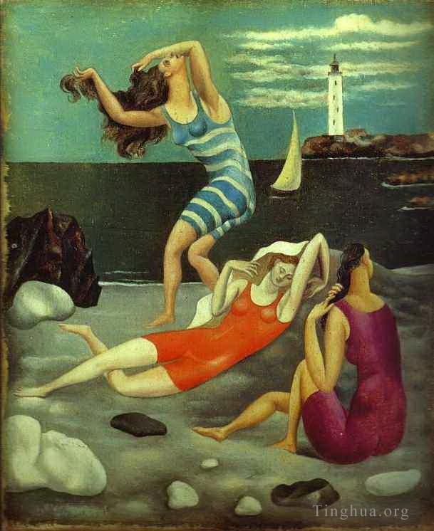 Pablo Picasso's Contemporary Oil Painting - The Bathers 1918