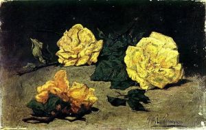 Contemporary Artwork by Pablo Picasso - Trois roses 1898